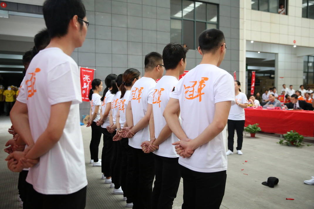 “亮劍，2016”——暨科恩第二屆動力落地晨會PK大賽